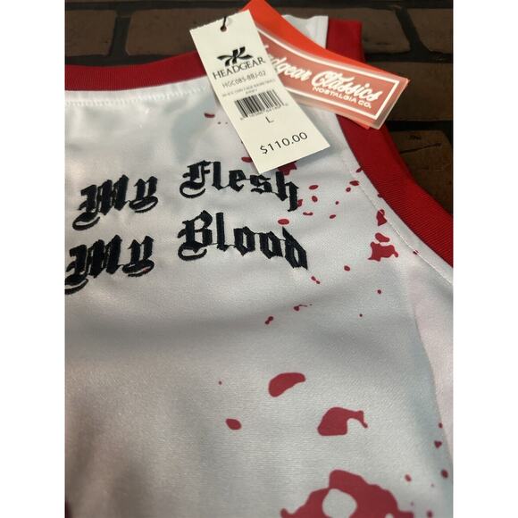 DMX -White Flesh of My Flesh Headgear Classics Basketball Jersey~Never Worn~L XL - Picture 4 of 9